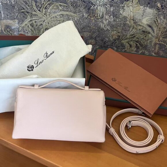 Loro Piana Pink Leather Handbag - Picture 6 of 7